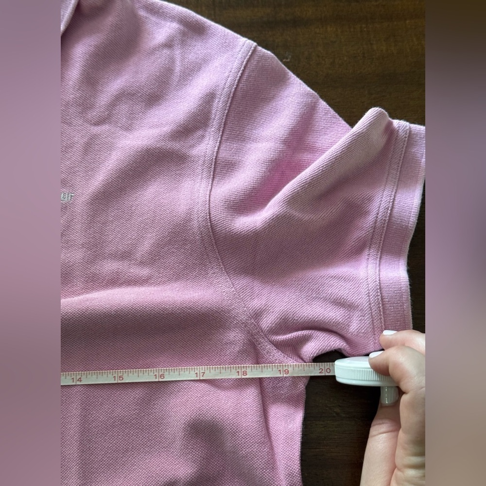Men’s Barbour Pink Polo Shirt Size Large - Picture 5 of 7